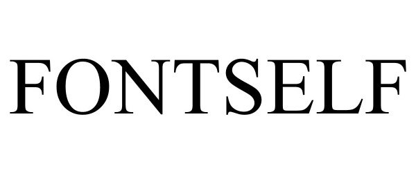 Trademark Logo FONTSELF
