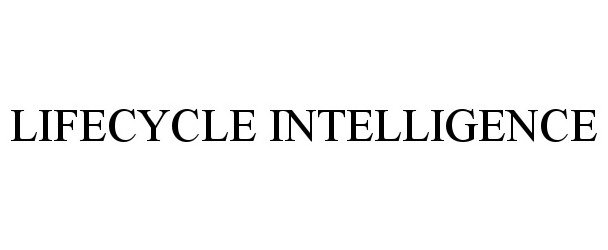 Trademark Logo LIFECYCLE INTELLIGENCE