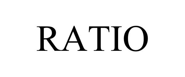 Trademark Logo RATIO