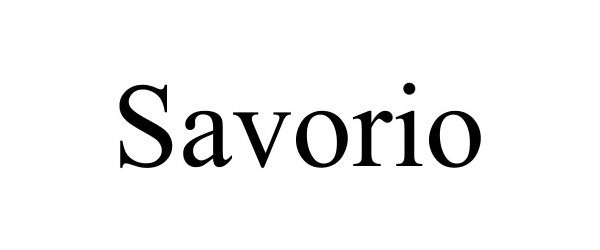 Trademark Logo SAVORIO