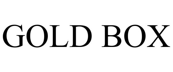 Trademark Logo GOLD BOX
