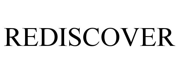 Trademark Logo REDISCOVER