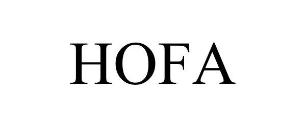 Trademark Logo HOFA