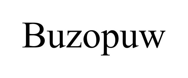  BUZOPUW