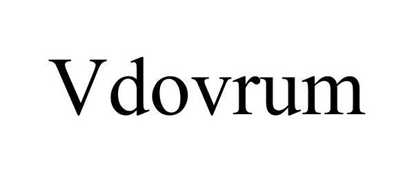 Trademark Logo VDOVRUM