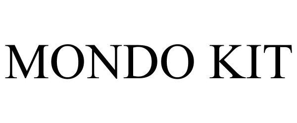 Trademark Logo MONDO KIT