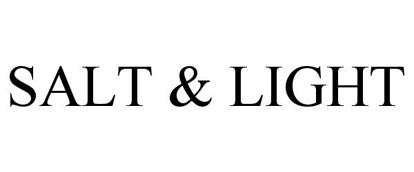 Trademark Logo SALT & LIGHT