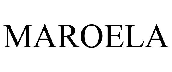 Trademark Logo MAROELA