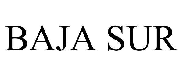 Trademark Logo BAJA SUR