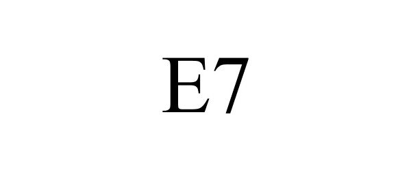Trademark Logo E7