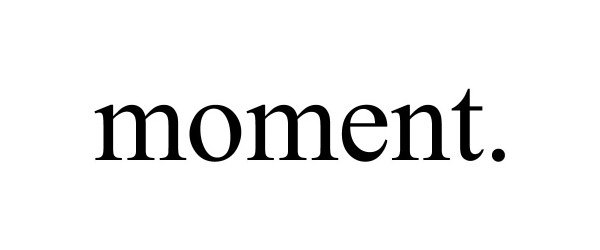 Trademark Logo MOMENT.