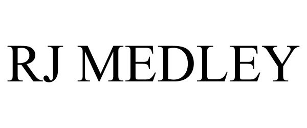 Trademark Logo RJ MEDLEY