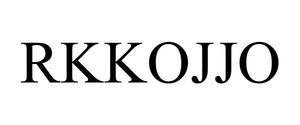 Trademark Logo RKKOJJO