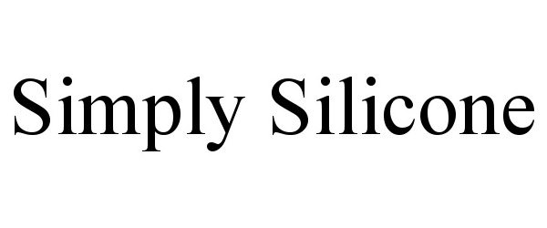 Trademark Logo SIMPLY SILICONE
