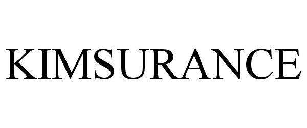 Trademark Logo KIMSURANCE