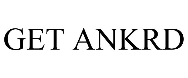 Trademark Logo GET ANKRD