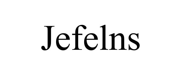 Trademark Logo JEFELNS