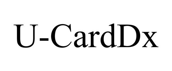 Trademark Logo U-CARDDX