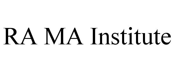 Trademark Logo RA MA INSTITUTE