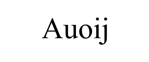 Trademark Logo AUOIJ