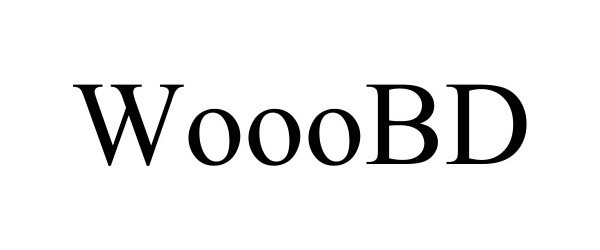 Trademark Logo WOOOBD