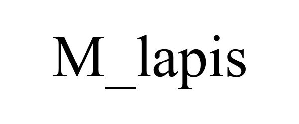 Trademark Logo M_LAPIS