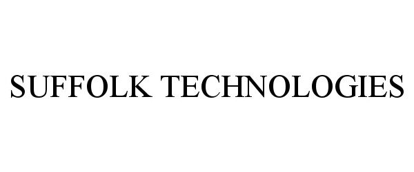 Trademark Logo SUFFOLK TECHNOLOGIES
