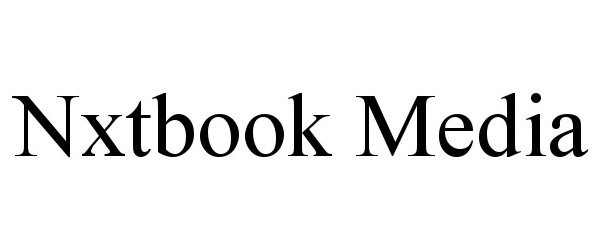 Trademark Logo NXTBOOK MEDIA