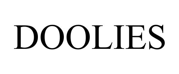 Trademark Logo DOOLIES