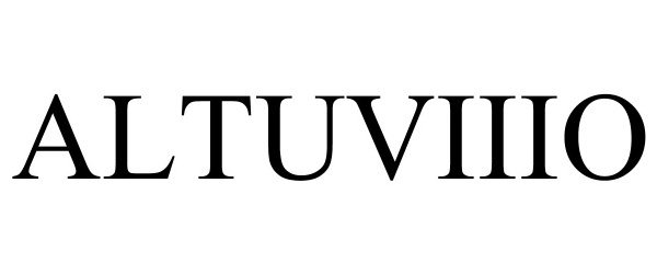 Trademark Logo ALTUVIIIO