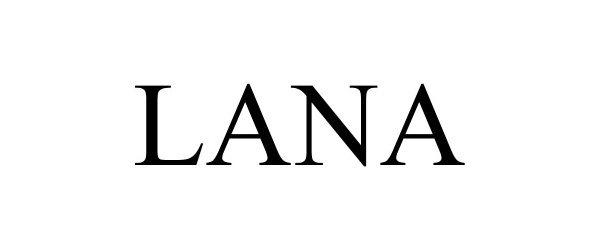 Trademark Logo LANA