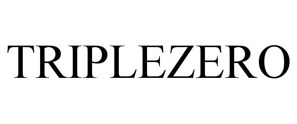 Trademark Logo TRIPLEZERO