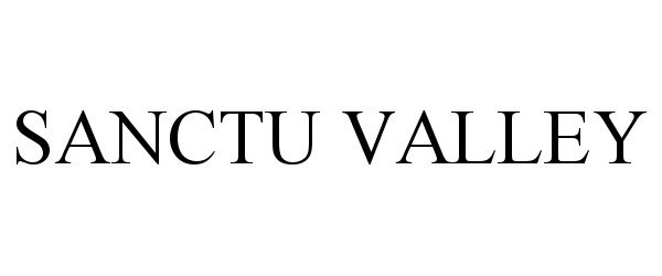 Trademark Logo SANCTU VALLEY
