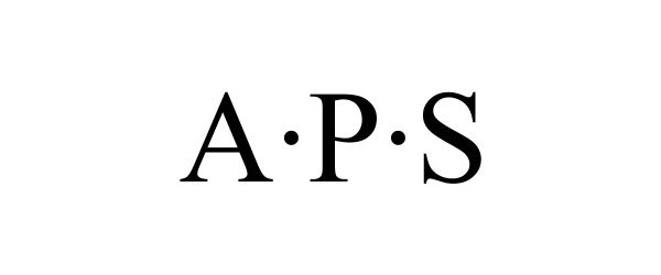 Trademark Logo A·P·S
