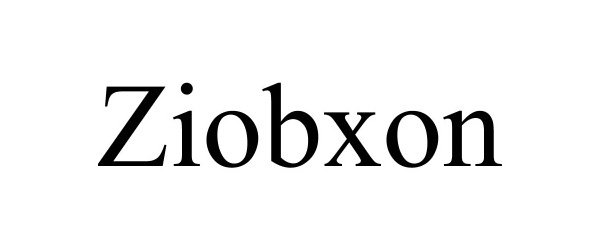 Trademark Logo ZIOBXON