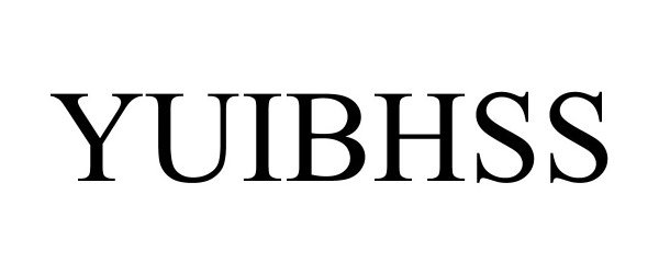 Trademark Logo YUIBHSS