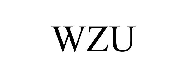 Trademark Logo WZU