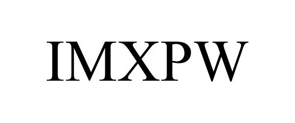 Trademark Logo IMXPW