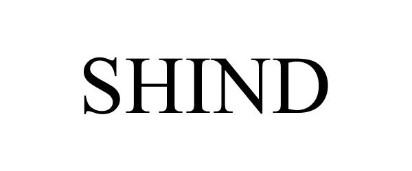 Trademark Logo SHIND