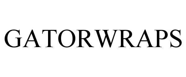 Trademark Logo GATORWRAPS