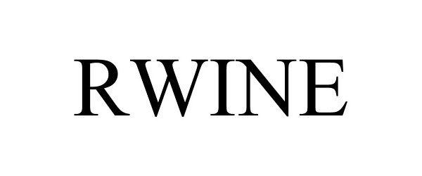 Trademark Logo RWINE