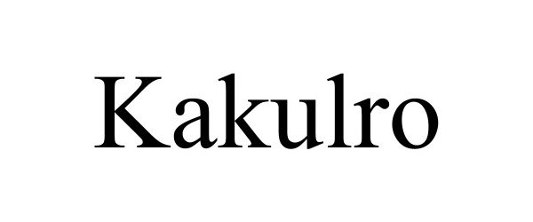  KAKULRO