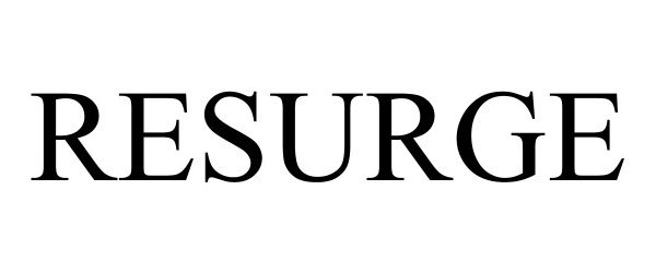 Trademark Logo RESURGE