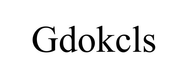 Trademark Logo GDOKCLS