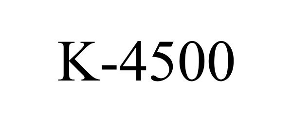 Trademark Logo K-4500