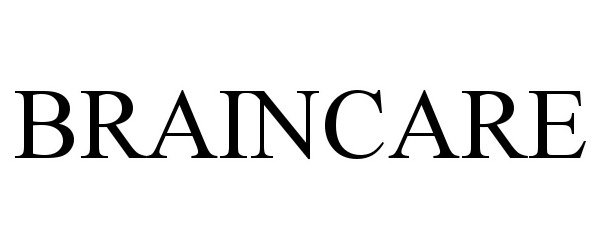 Trademark Logo BRAINCARE