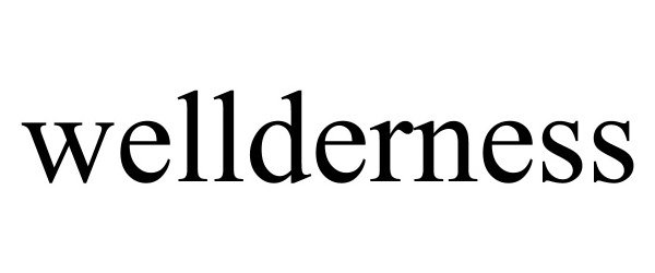 Trademark Logo WELLDERNESS