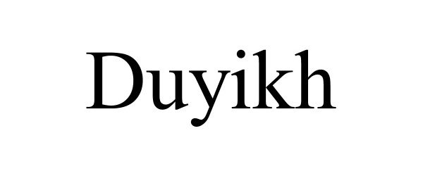 Trademark Logo DUYIKH
