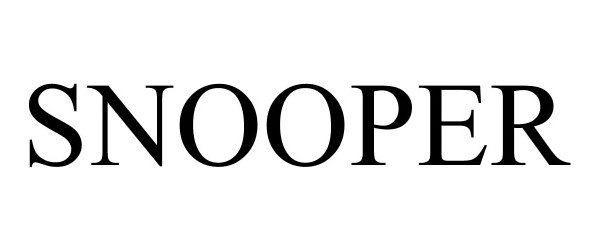 Trademark Logo SNOOPER