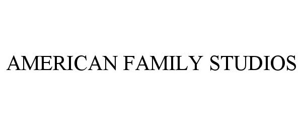 Trademark Logo AMERICAN FAMILY STUDIOS